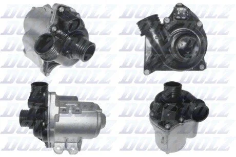 Електричний насос охолоджуючої рідини BMW 1 (E82), 1 (E88), 3 (E90), 3 (E91), 3 (E92), 3 (E93), 5 (F10), 5 (F11), 5 GRAN TURISMO (F07), 6 (F12), 6 (F13), 6 GRAN COUPE (F06) 3.0/3.0H 03.06-10.18 DOLZ B241
