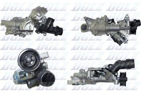 Насос охолоджуючої рідини MERCEDES C (A205), C (C204), C (C205), C T-MODEL (S204), C T-MODEL (S205), C (W204), C (W205), E (A207), E (A238), E (C207), E T-MODEL (S212), E (W212) 1.6-2.0H 01.08- DOLZ M254V
