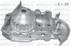 Водяний насос Kangoo/Logan/Megane 1.4/1.6i 96- (20z) DOLZ R135