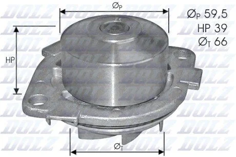 Помпа водяна DOLZ S211