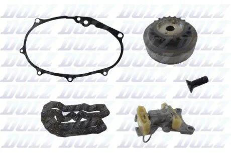 Комплект ланцюга ГРМ AUDI / VW / SEAT / SKODA 2.0 Petrol DOLZ SKCA005V (фото 1)
