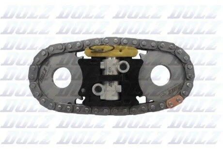 Комплект ланцюга ГРМ з натягувачем FIAT/IVECO 2,3 JTDM 16V F1AE DOLZ SKCF064 (фото 1)
