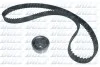 Комплект ГРМ (ремінь + ролик) RENAULT 19 I, 19 I CHAMADE, 19 II, 19 II CHAMADE, CLIO I, CLIO II, KANGOO, KANGOO EXPRESS, MEGANE I, MEGANE I CLASSIC, MEGANE I COACH, MEGANE SCÉNIC 1.2/1.4/1.6 07.88- DOLZ SKD001 (фото 1)