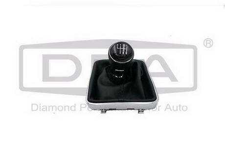 Чохол куліси (чорний) з ручкою перемикання (чорн 6ступ) VW Passat (10-14) DPA 77111635402 (фото 1)