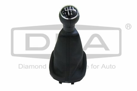 Ручка КПП із пильником чорний 5 ступ VW Caddy (11-15) DPA 77111640702