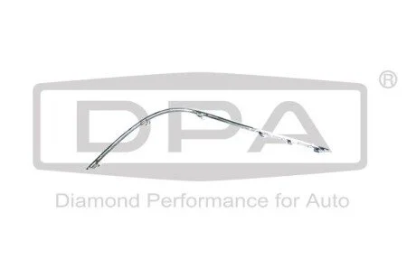 Молдинг заднього бампера лівий VW Passat (3C2) (05-10) DPA 88070019702