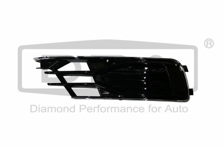 Решетка протифотуманной фары правая (черная) Audi A6 (11-) DPA 88071841202