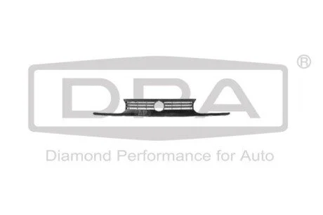 Решітка радіатора без емблеми чорна VW Golf (91-97),Vento (91-98) DPA 88530050602