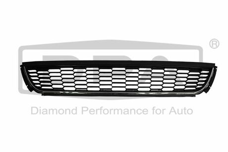 Решетка радиатора нижняя средняя с хромированной полосой VW Polo (6R1, 6C1) (09-14) DPA 88530640602 (фото 1)