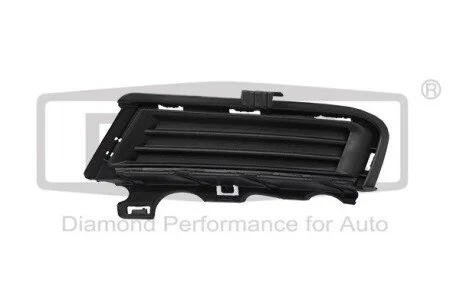 Решітка протитуманної фари ліва без отвору VW Golf (12-) DPA 88531276102 (фото 1)