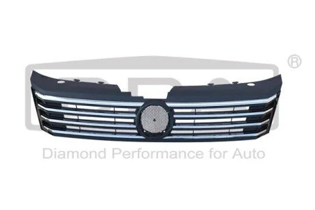 Решетка радиатора без эмблемы, c полосой чёрная рамка VW Passat (11-14) (8853182 DPA 88531828502