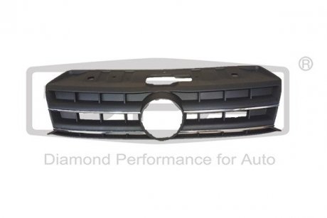 Решетка радиатора без эмблемы чёрная с хром полоской Volkswagen Amarok (10-23) (DPA 88531832002 (фото 1)