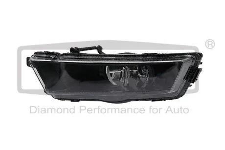 Фара противотуманная правая (галоген.,черная) Skoda RAPID (NH3) (12-) DPA 89411789102