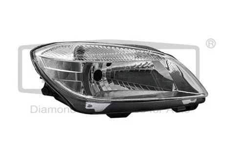 Фара правая без линзы белая Skoda Fabia (06-14),Roomster (06-15) DPA 99411287002