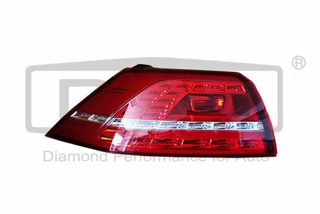 Ліхтар лівий зовнішній LED VW Golf (12-) DPA 99451800102 (фото 1)