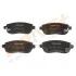 KLOCKI HAM. PRZУD FORD FIESTA 1.4-1.6TDCI 08- Drive+ DP1010101070 (фото 1)