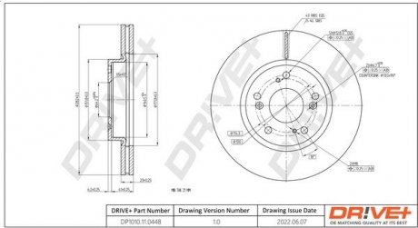 Гальмівний диск Drive+ DP1010110448