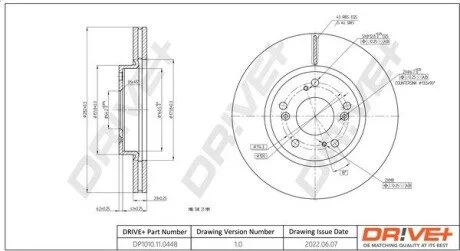 Гальмівний диск Drive+ DP1010110448