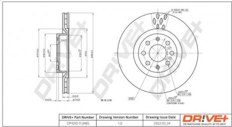 Гальмівний диск Drive+ DP1010110485