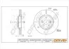 TARCZA HAM. PRZУD RENAULT SAFRANE 02- 308X28 Drive+ DP1010111211 (фото 1)