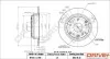 TARCZA HAM. TYЈ HONDA ACCORD COMBI 03- 281X9 DP1010111403