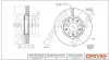 TARCZA HAM. ALFA ROMEO GIULIETTA 10- 281X26 PRZУD Drive+ DP1010111739 (фото 1)