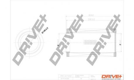 Фильтр воздушный Fiat Bravo 1.4-2.0D 07-14 Drive+ DP1110100204