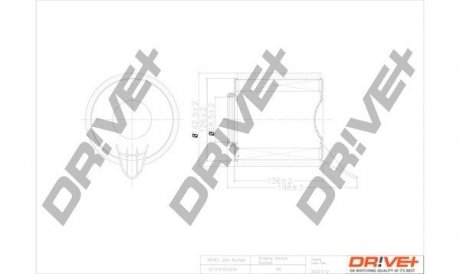 Фильтр воздушный BMW 1.6 i 04-11 Drive+ DP1110100254