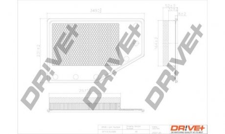 Фільтр повітряний Opel Insignia B 1.5/1.6T 17- Drive+ DP1110100589