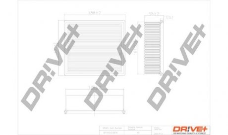 Фильтр воздушный Suzuki SX4 1.9 DDiS 06- Drive+ DP1110100678