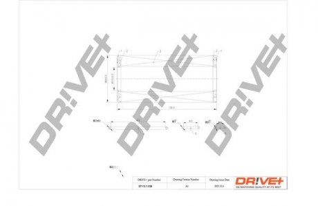 Фильтр масляный MB E-class (W210/W211)/S-class (W220) 3.2CDI 99-09 (OM648/OM613) Drive+ DP1110110188 (фото 1)