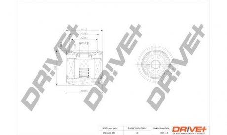 Фильтр масляный Subaru Forester/Impreza/Legacy 2.0D 08- Drive+ DP1110110275