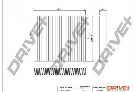 Фильтр салона Mazda 2/6 1.25-2.5 02-13 Drive+ DP1110120086