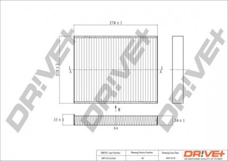 Фільтр салону VW T5 03- Drive+ DP1110120164