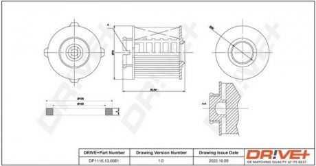 Фильтр Drive+ DP1110130081 (фото 1)