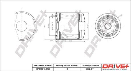 Фільтр паливний Nissan Patrol 3.2D/Toyota Cruiser 4.0D 82-91 Drive+ DP1110130250