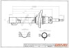 Амортизатор (передній) Skoda Octavia/VW Golf IV 97- Drive+ DP1610100023 (фото 1)