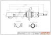 Амортизатор (передній) Skoda Octavia/VW Golf IV 97- Drive+ DP1610100023 (фото 1)