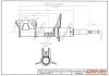 Амортизатор (передній) Dacia Duster 1.5 CDI 10- (7090G) Drive+ DP1610100135 (фото 1)