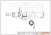Амортизатор (передній) VW Caddy 03- Drive+ DP1610100152 (фото 1)