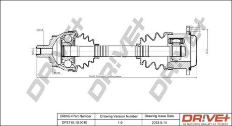 P├ô┼üO┼Ü NAP─śDOWA VW PASSAT 96-05 PRAWA Drive+ DP2110100010