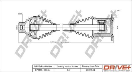 P├ô┼üO┼Ü NAP─śDOWA AUDI A4 08-15 PRAWA Drive+ DP2110100045