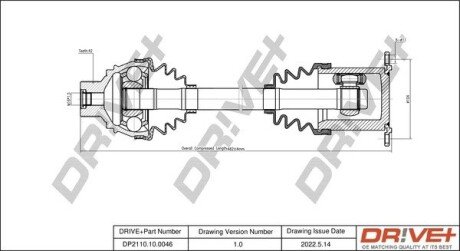 P├ô┼üO┼Ü NAP─śDOWA AUDI A4 07-15 PRAWA Drive+ DP2110100046