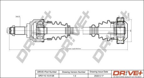 P├ô┼üO┼Ü NAP─śDOWA BMW 3 05-11 PRAWA TY┼ü Drive+ DP2110100128