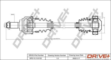 P├ô┼üO┼Ü NAP─śDOWA BMW 3 06-11 LEWA TY┼ü Drive+ DP2110100132