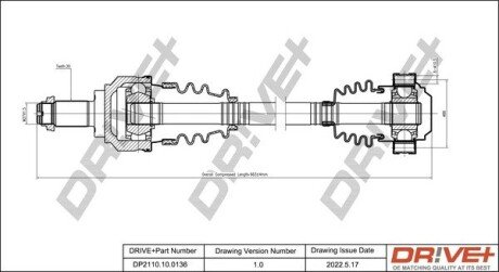 P├ô┼üO┼Ü NAP─śDOWA BMW 3 06-11 PRAWA TY┼ü Drive+ DP2110100136