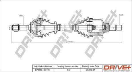 P├ô┼üO┼Ü NAP─śDOWA CITROEN C3 02-10 PRAWA Drive+ DP2110100176 (фото 1)