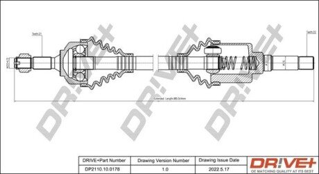 P├ô┼üO┼Ü NAP─śDOWA CITROEN C3 1.4HDI 02- PRA WA Drive+ DP2110100178 (фото 1)