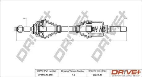 P├ô┼üO┼Ü NAP─śDOWA PEUGEOT 1007 1.6 16V 05- PRAWA Drive+ DP2110100184 (фото 1)