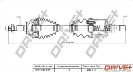 P├ô┼üO┼Ü NAP─śDOWA CITROEN C5 2.0HDI 04- LEW A Drive+ DP2110100187